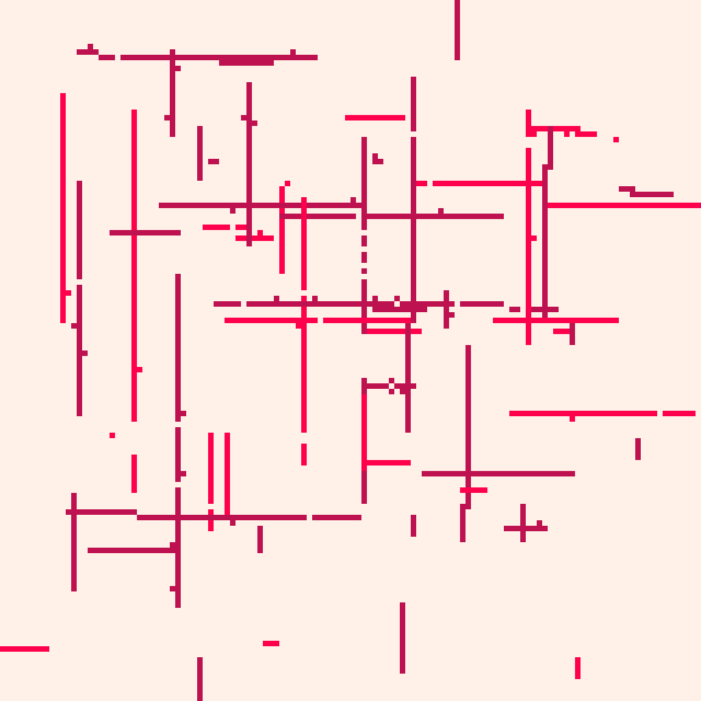 Genuary 2023 Day 4 - Intersections #5 static token preview
