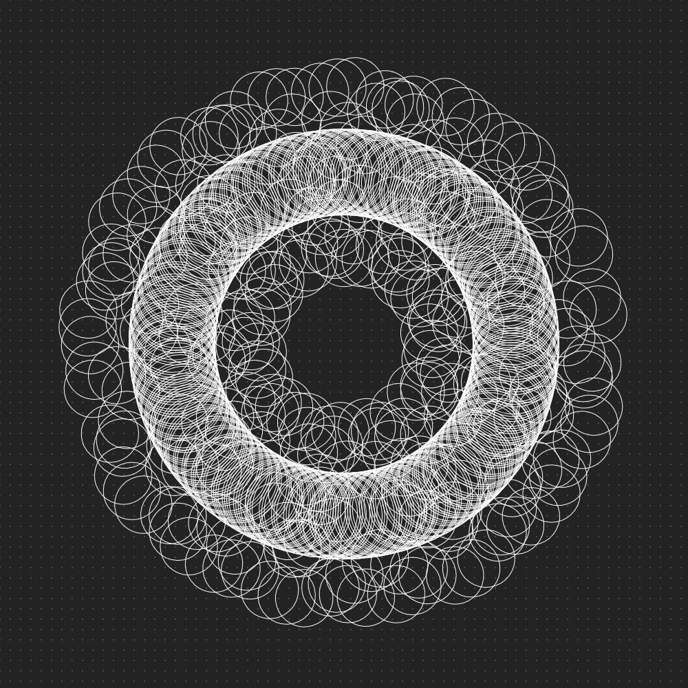 Spirographic Symphony #7 static token preview