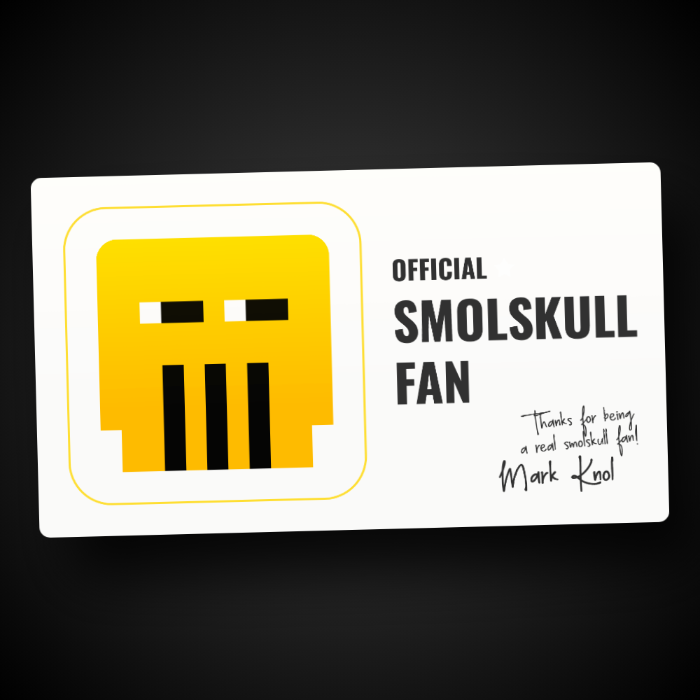SMOLSKULL-FANCARD #21 static token preview