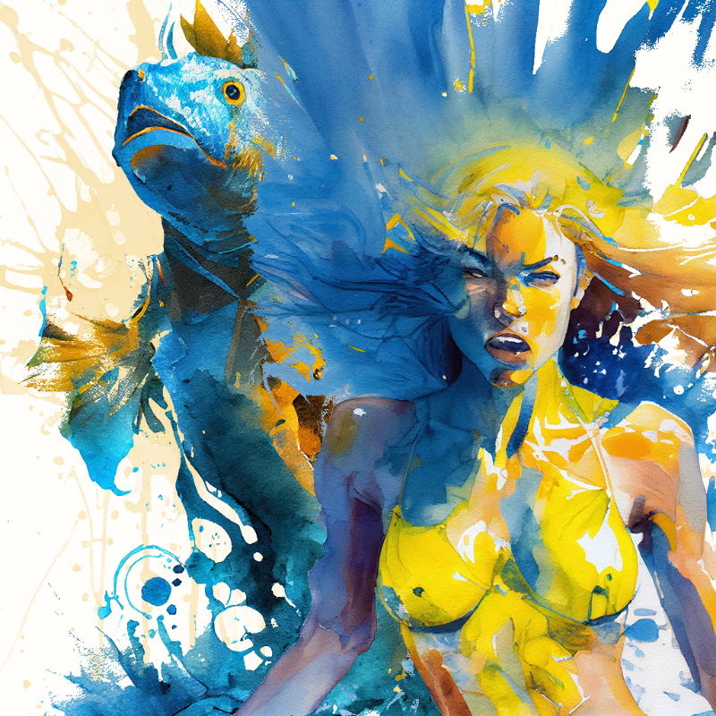 Artemis and Fish #11 static token preview