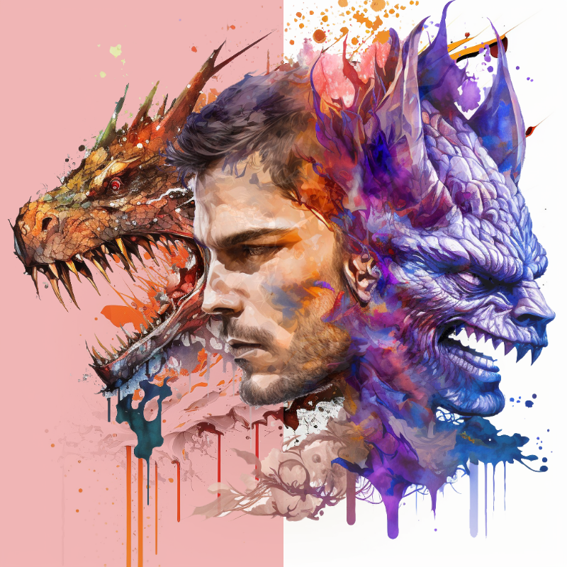 Dragon Bloke #16 static token preview