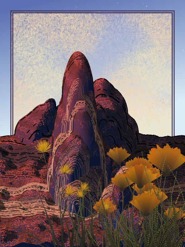 Desert Sun Rising #5 static token preview