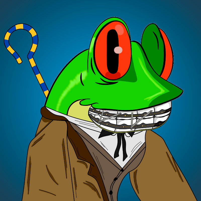 Annoying Frogs. Through the Time #22 static token preview