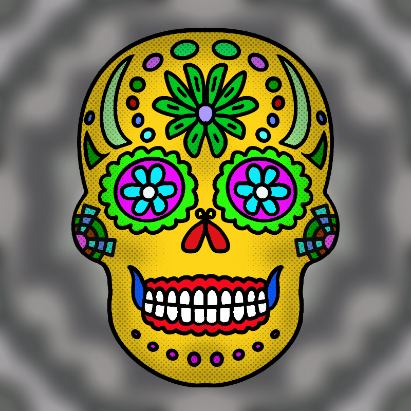 Sugar Skulls #5 static token preview