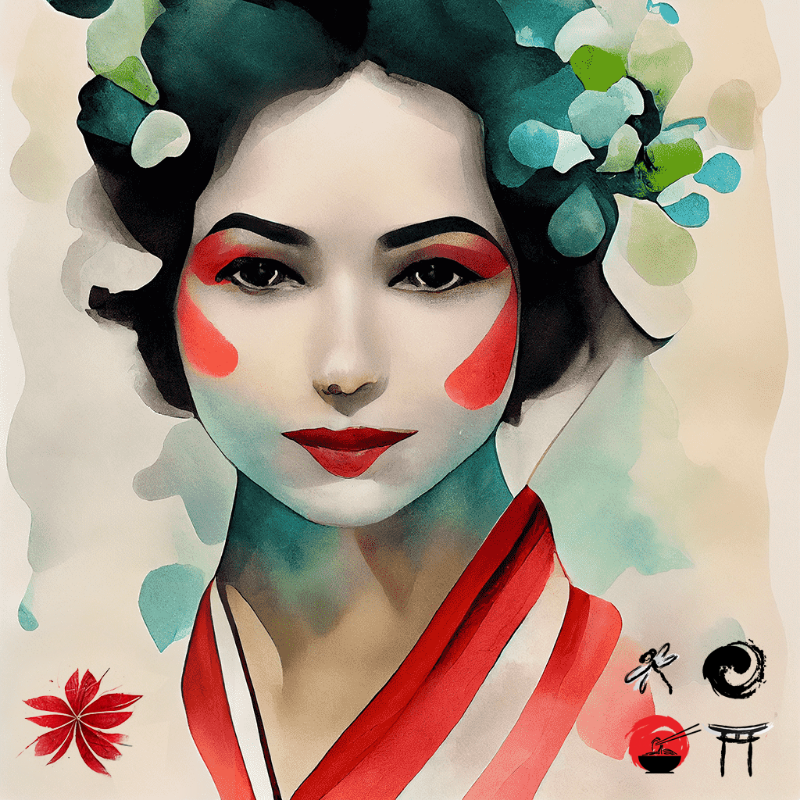 Ocean Geisha #1 static token preview