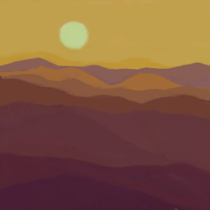 Colorful hills #3 static token preview