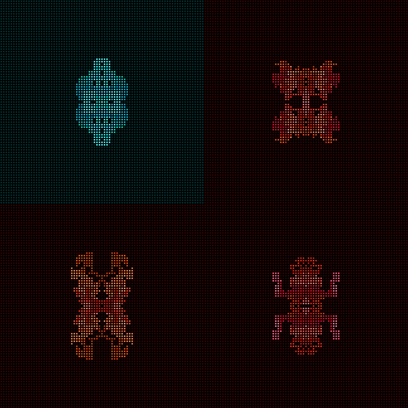 Dither Creatures 2x2 #7 static token preview