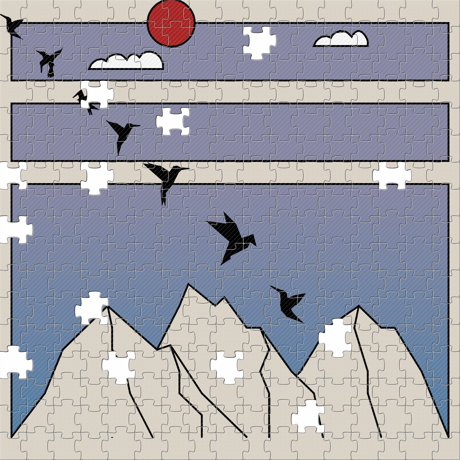 Puzzles & Birds #16 static token preview