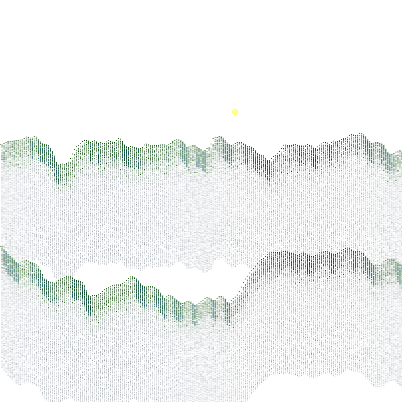 Glitched Mountains GT #99 static token preview