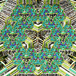 Colorful cubic sponge forms #8 static token preview