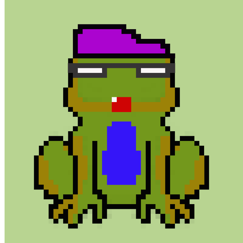 Whimsical Frog Family #4 static token preview