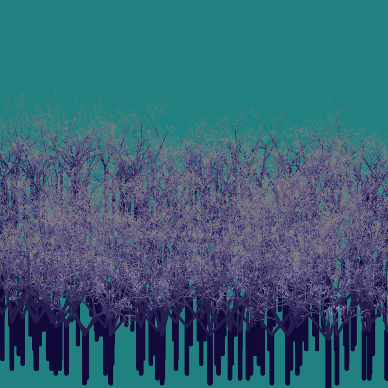 Dark forest #4 static token preview