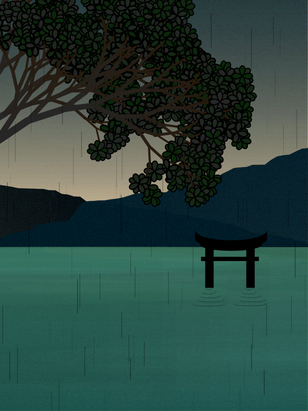 Foggy morning in a village near Tokyo #8 static token preview