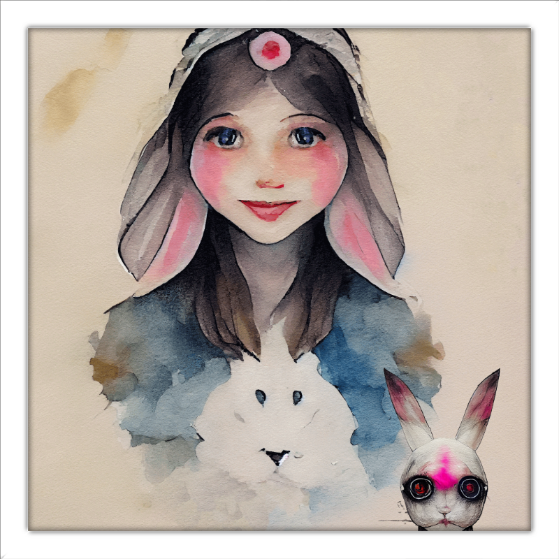 Alice and Rabbits #1 static token preview