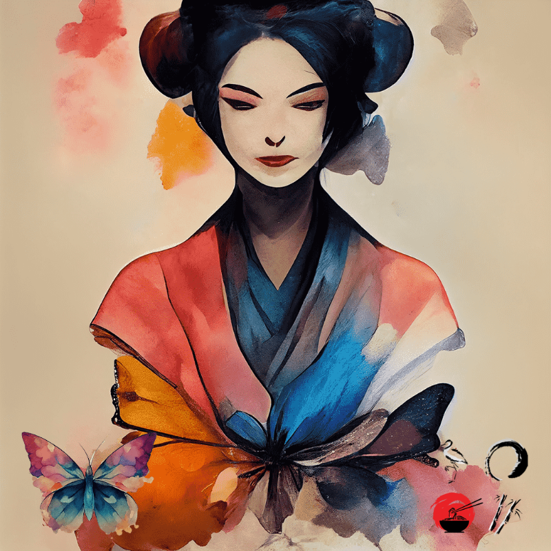 Butterfly Geisha #4 static token preview