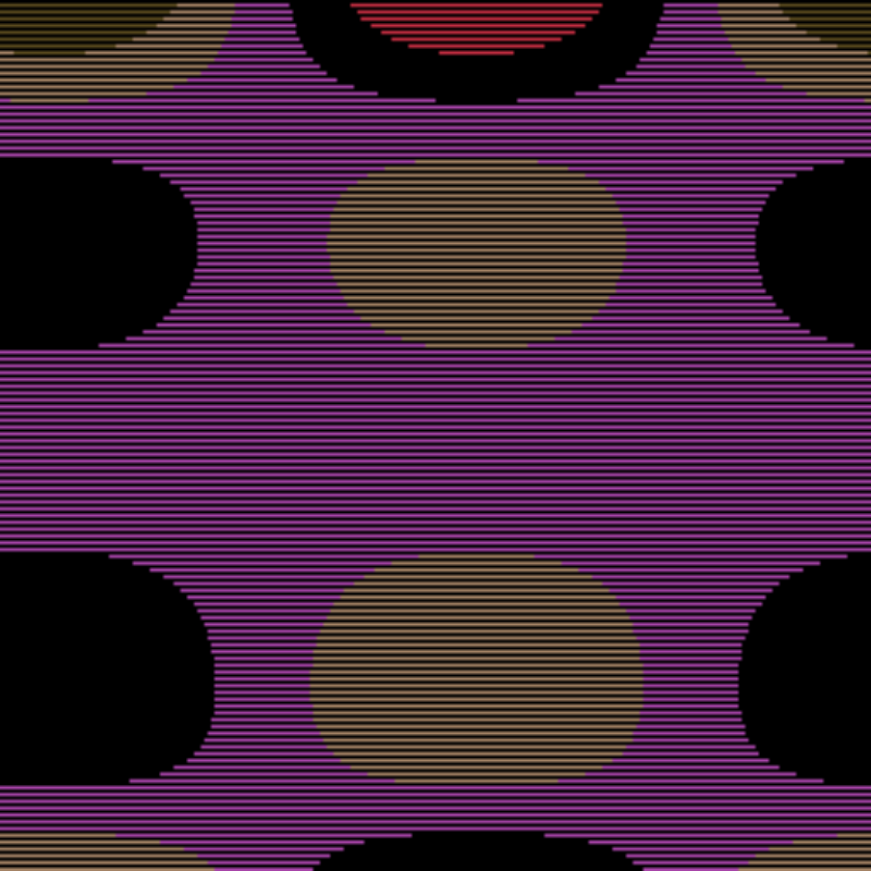 Bubbly 70's TV #22 static token preview