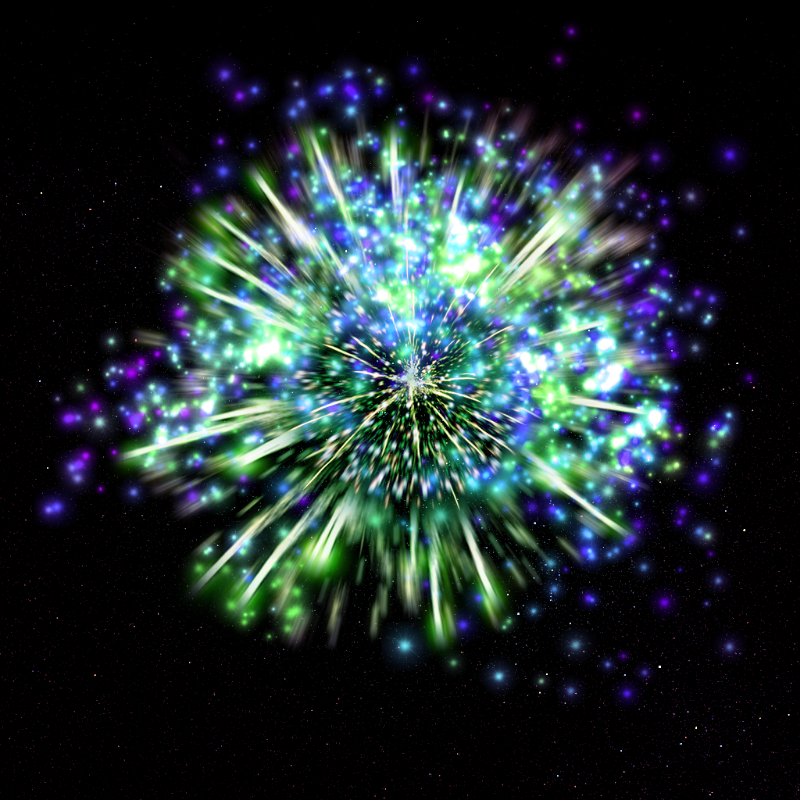 Crazy Fireworks #7 static token preview