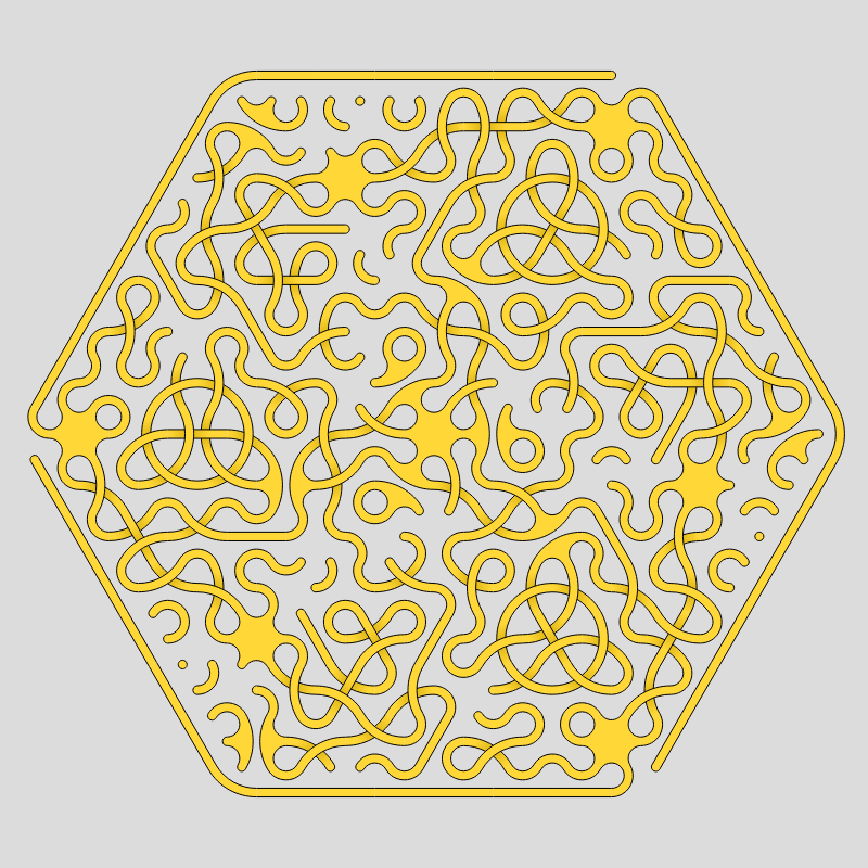 Truchet Threefold Symmetry #10 static token preview