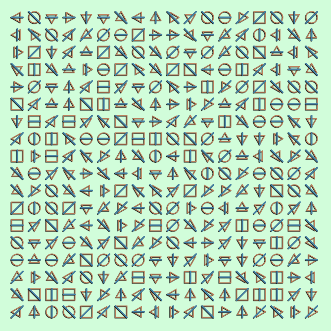 Geometric abstraction #6 static token preview