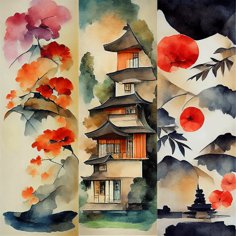 AI Japanese House #8 static token preview