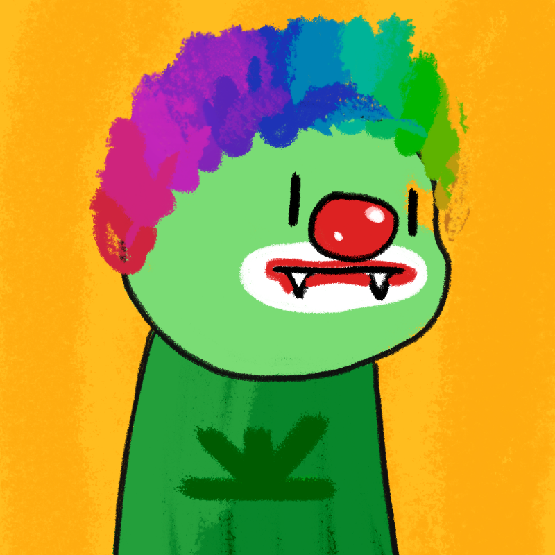 Peculiar clown #4 static token preview