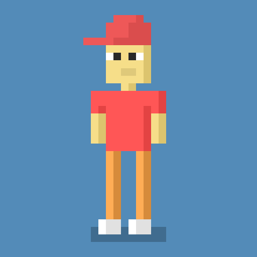 Pixel Dudes #7 static token preview