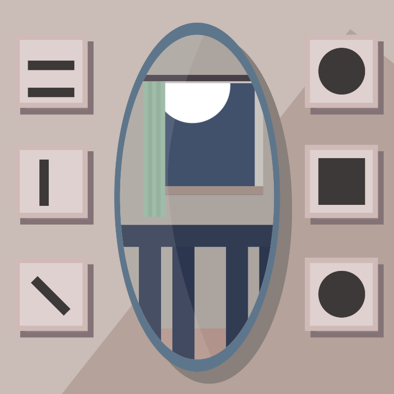 A moon in\and the mirror. #16 static token preview