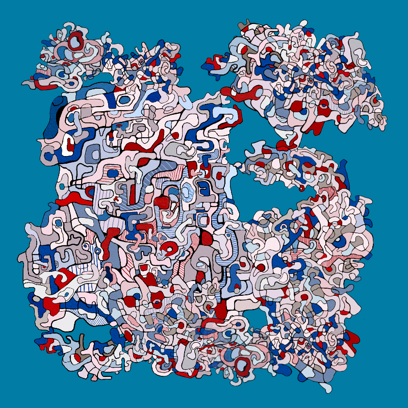 Swim in Dubuffet Thought #5 static token preview
