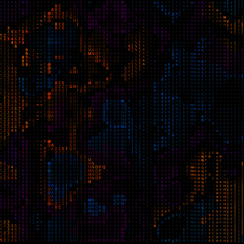 Ascii Noise #13 static token preview