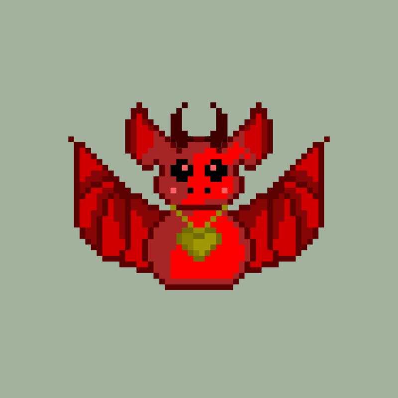 Generative Pixie Bat #17 static token preview