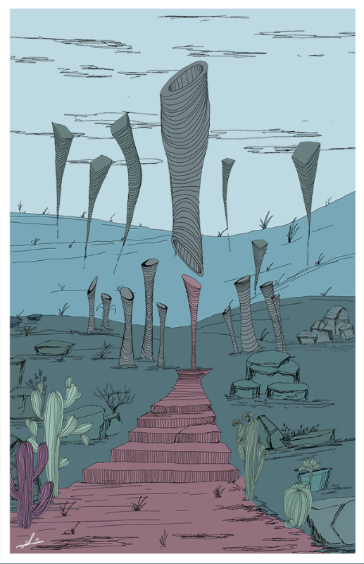 Skyward Garden #zentangle_world #8 static token preview