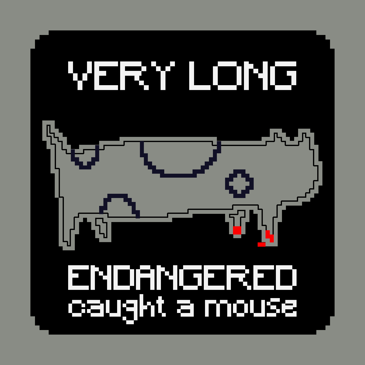 VERY LONG ENDANGERED CAT #16 static token preview