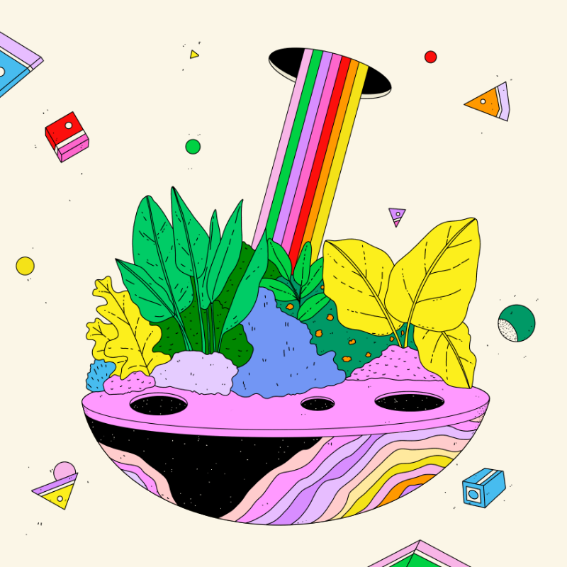 🌈🌴🪐 #1 static token preview