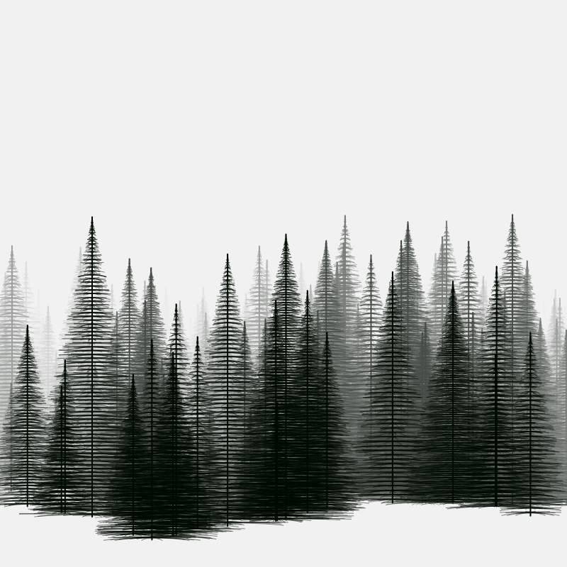 Pine trees in the cold #17 static token preview