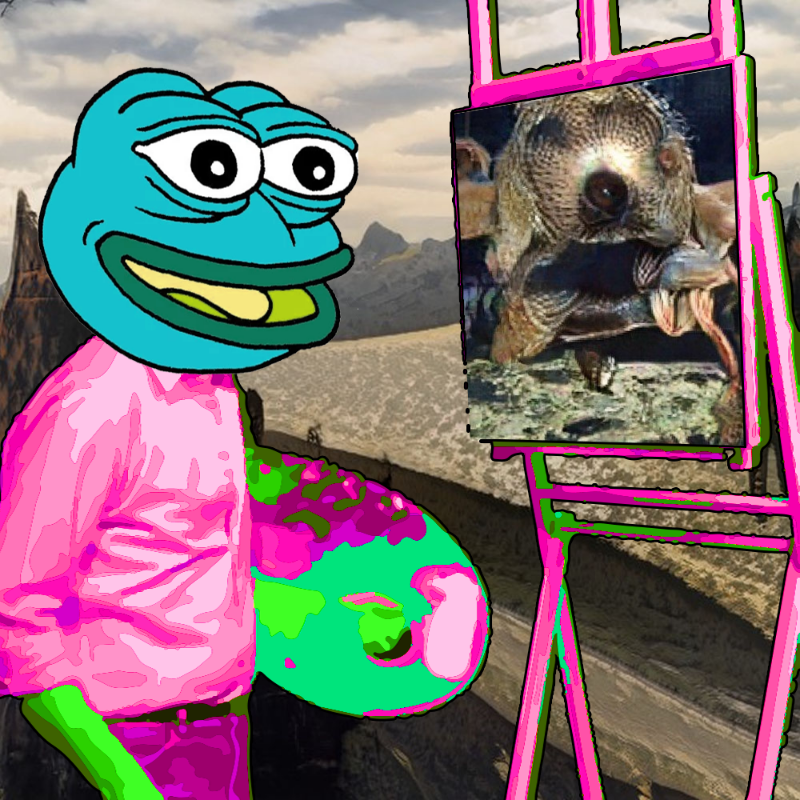 Pepe Ross goes AI #23 static token preview