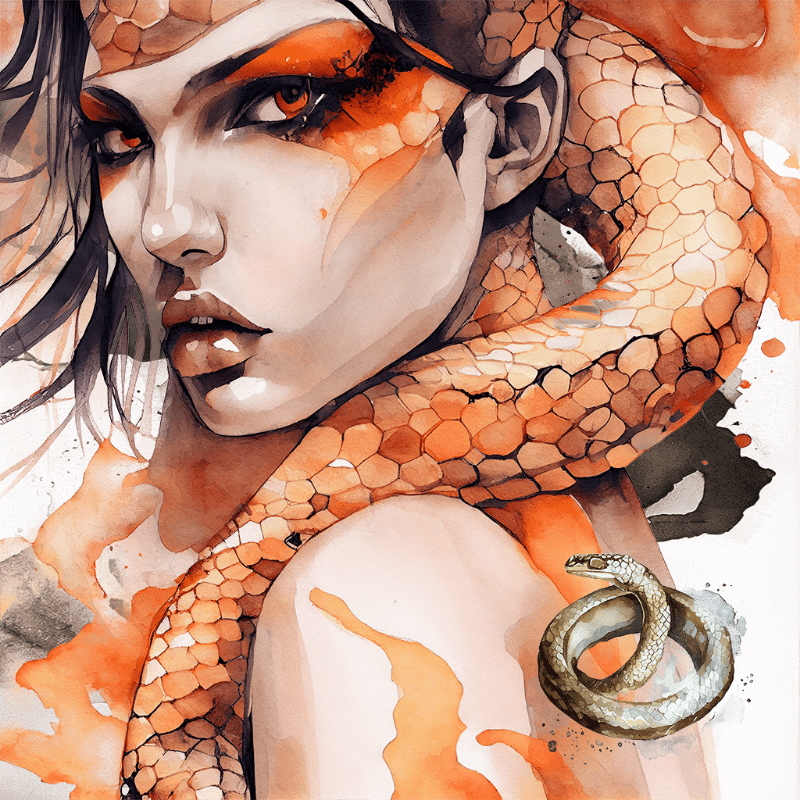 Arce and Snake #5 static token preview