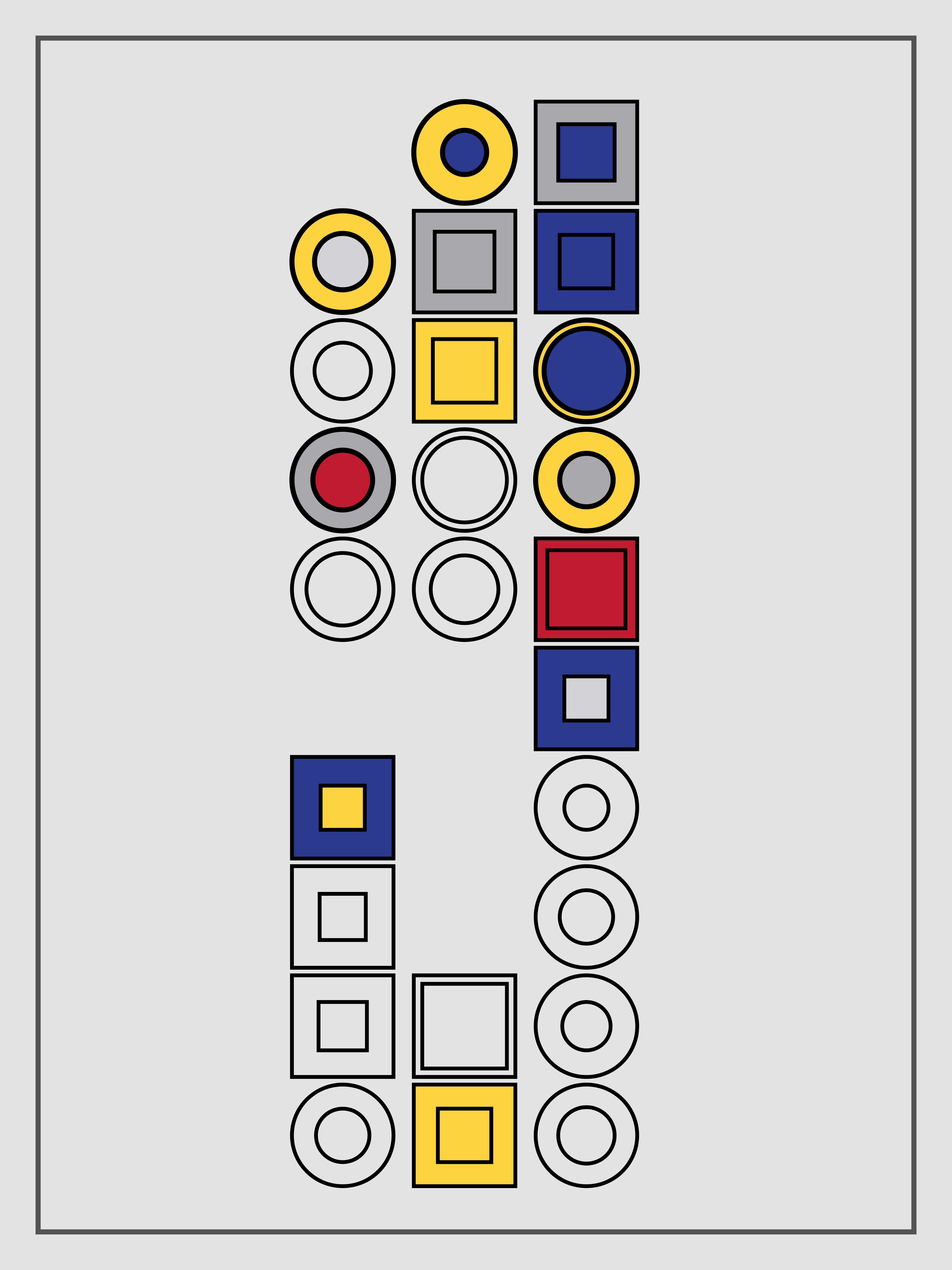 Bauhaus Study I #7 static token preview