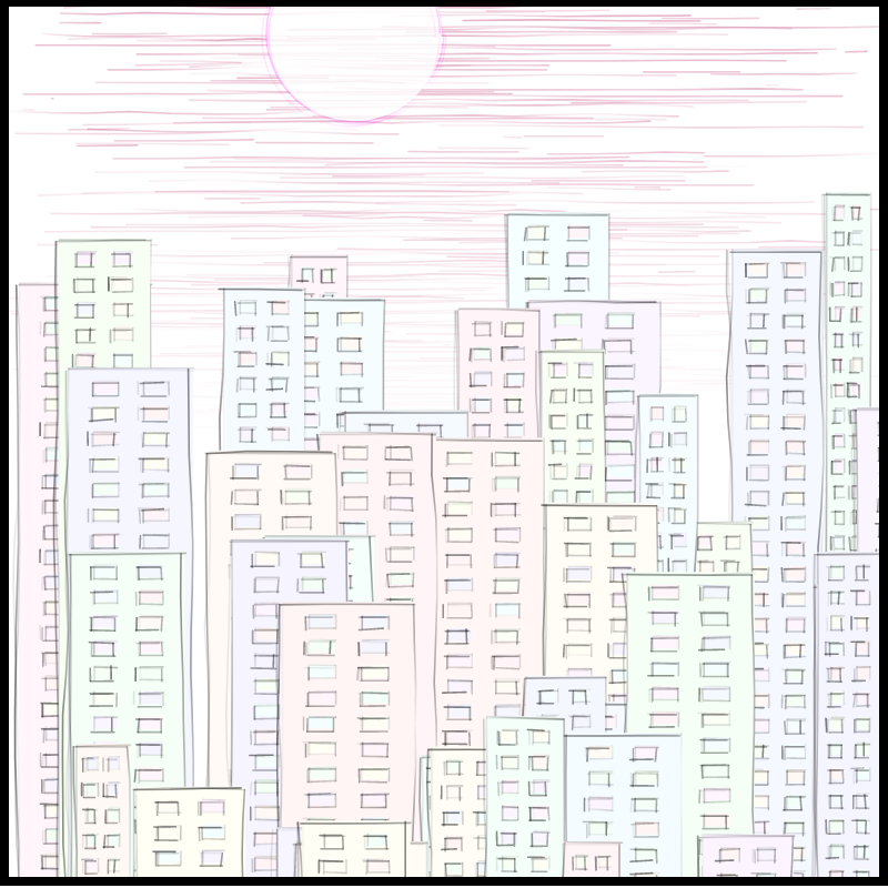 City sketch #11 static token preview