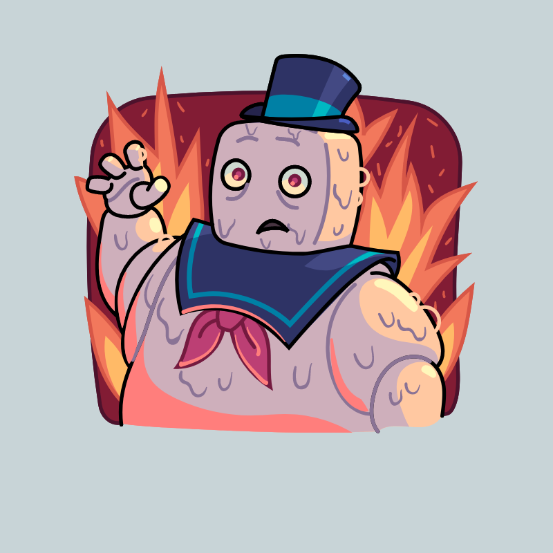 Stay Puft Marshmallow Man #14 static token preview
