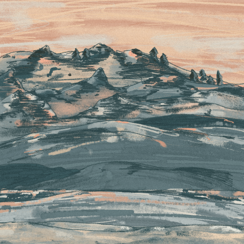 Postcard From The Mountains #13 static token preview