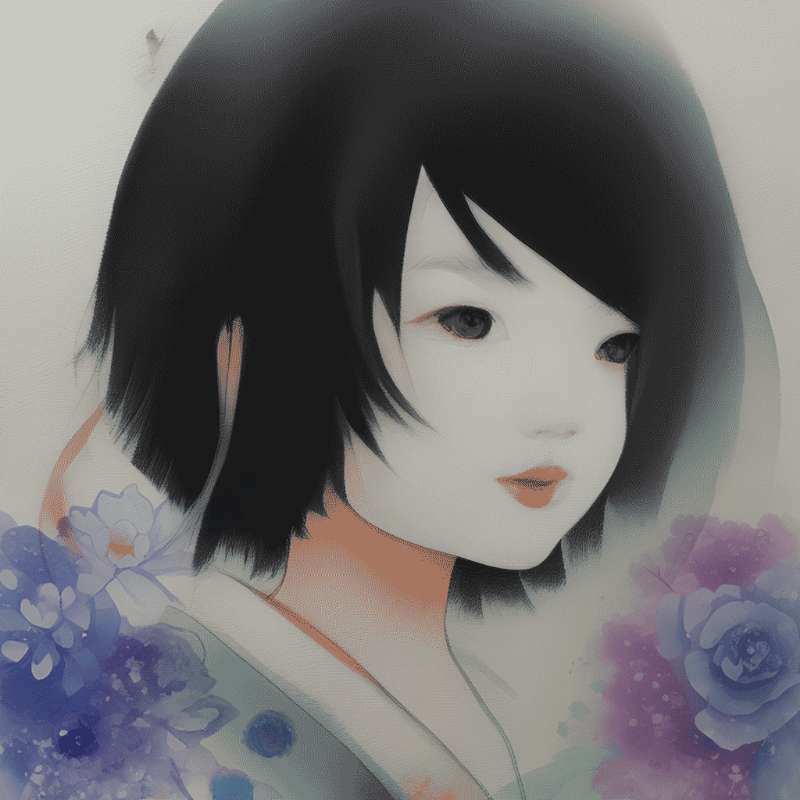 Purple Flowers #2 static token preview