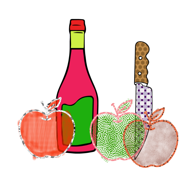 bottle and apples #21 static token preview