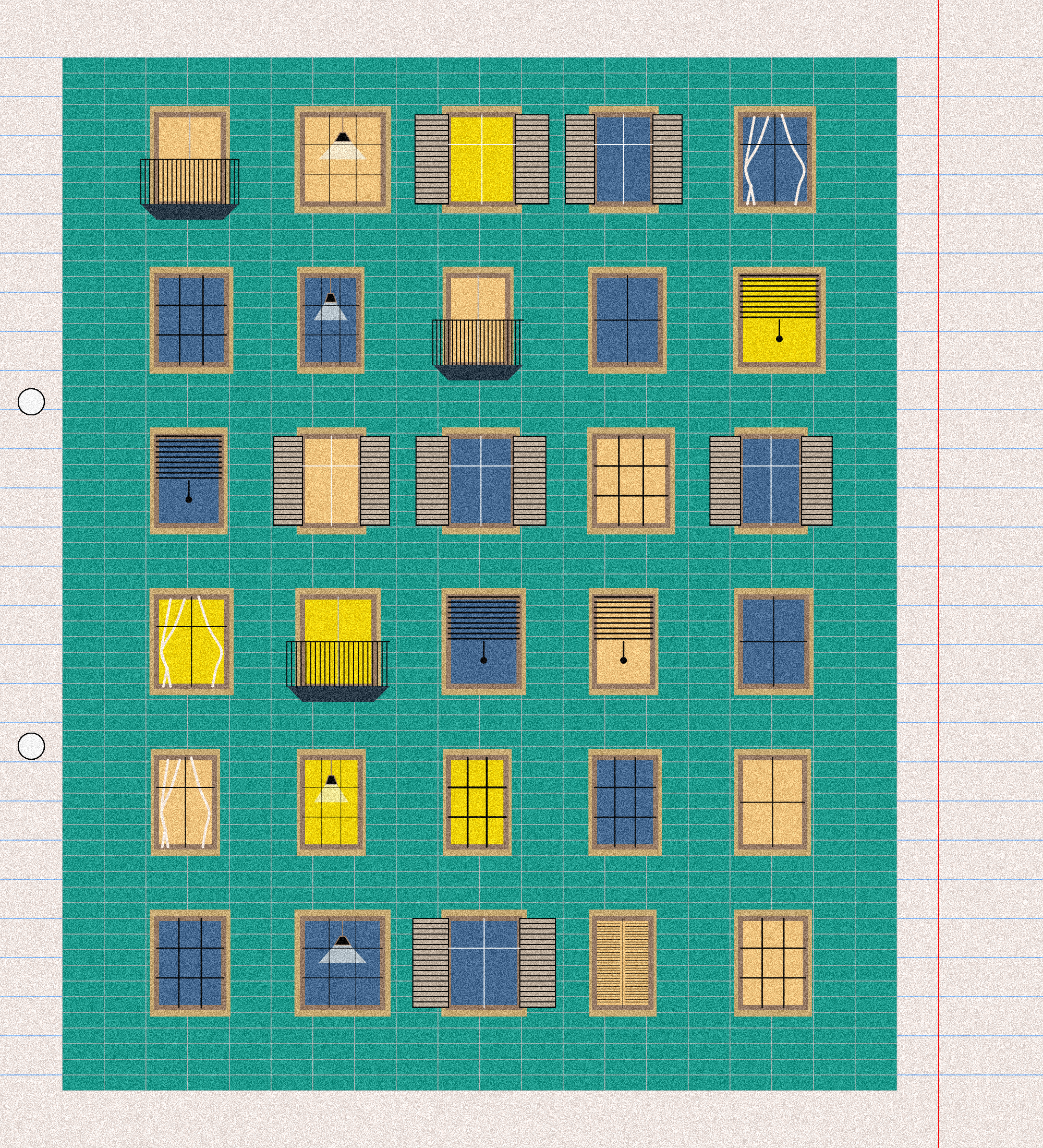 sketchbook page 9: windows #25 static token preview