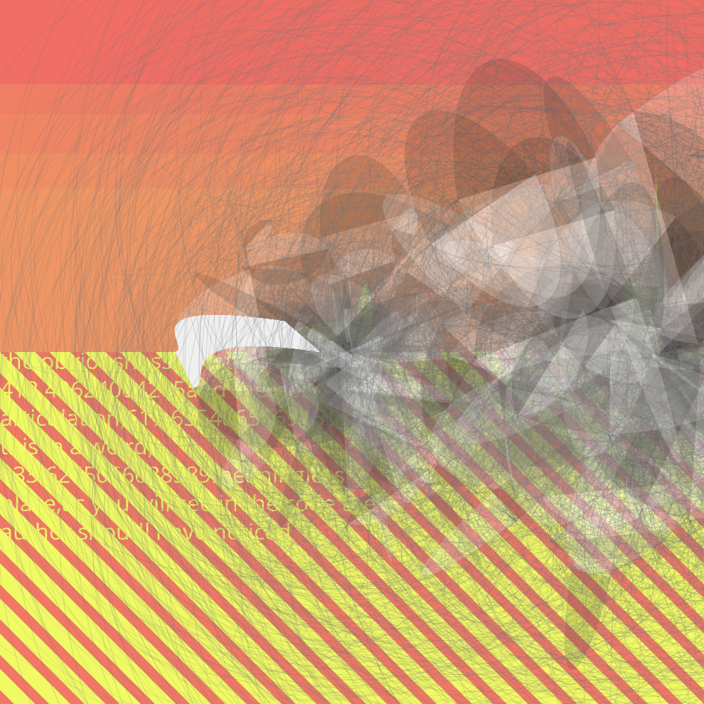 Generative composition: object in space #5 static token preview