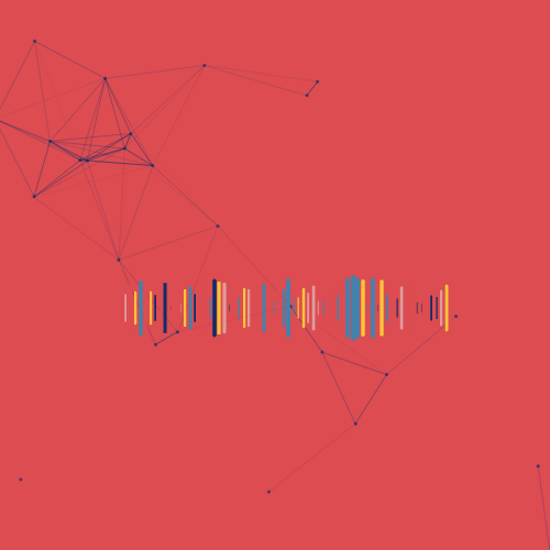 Constellation of particles in Space Sound #10 static token preview
