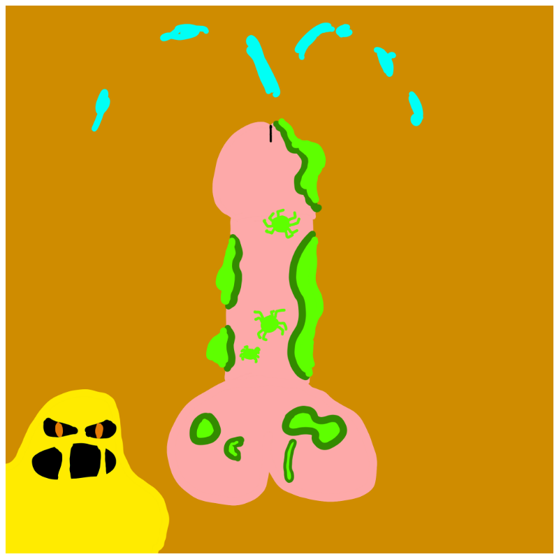 Decayed Dickgenerative Art #27 static token preview