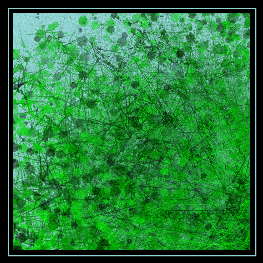 Abstract painting - vegetation #6 static token preview