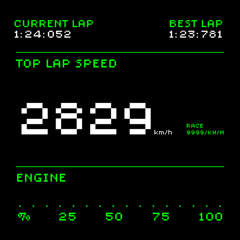 F-1RacingTez #500 static token preview