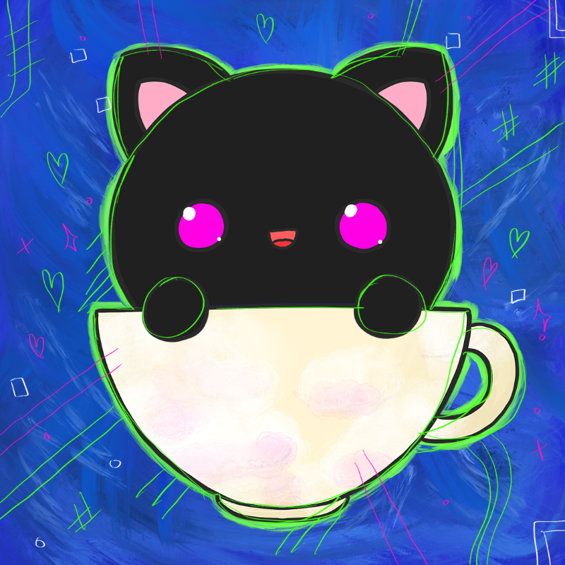 Cupkitties #16 static token preview
