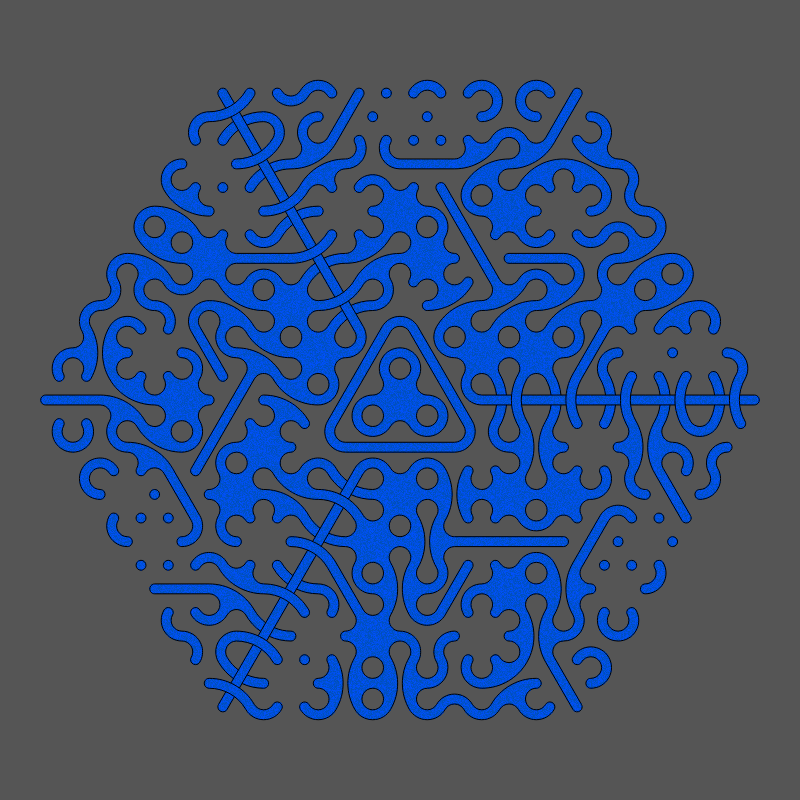 Threefold Symmetry - Dark Variations #127 static token preview